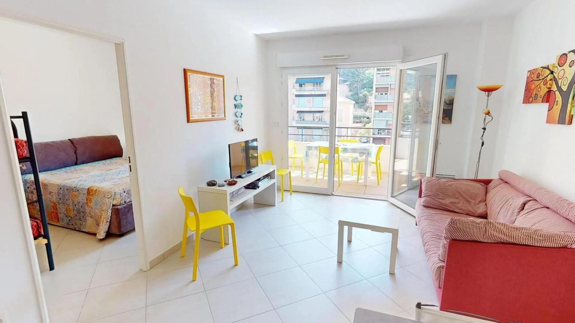 Charmant 2P Central, Terrasse, Parking, Piscine - Menton - Fr-1-196-363 Apartment